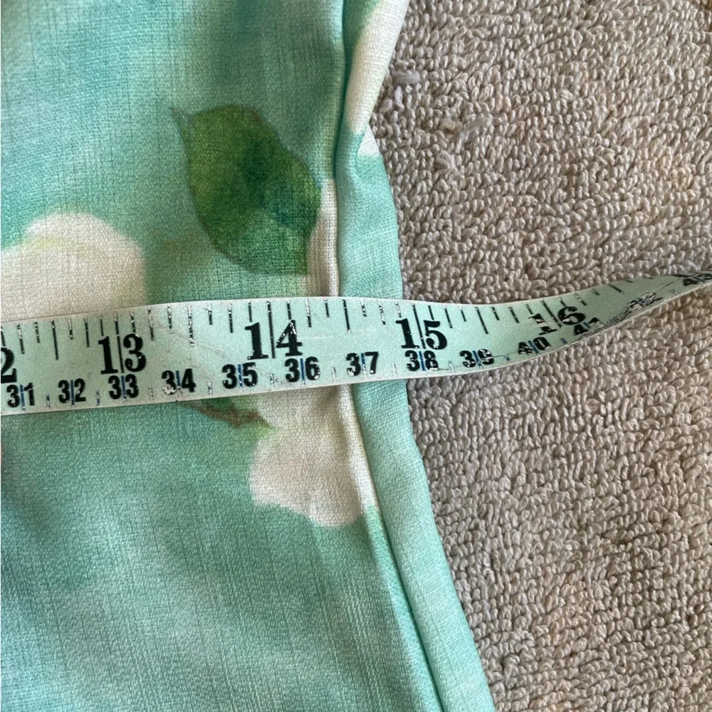 Tie-Neck Floral Midi Dress in Mint Green - Picture 14 of 16